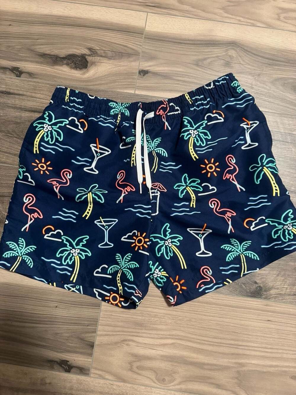 Chubbies The Neon Lights Classic Lined Swim Trunks